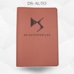 Porte-document voiture DS Automobiles – simili cuir gravure laser Atelier Guillot