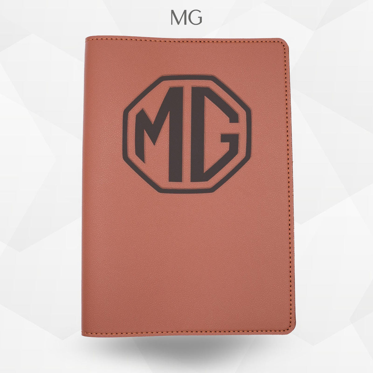 Porte-document voiture MG – simili cuir gravure laser Atelier Guillot