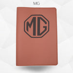 Porte-document voiture MG – simili cuir gravure laser Atelier Guillot