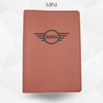 Porte-document voiture Mini – simili cuir gravure laser Atelier Guillot