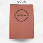 Porte-document voiture Nissan – simili cuir gravure laser Atelier Guillot