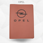 Porte-document voiture Opel – simili cuir gravure laser Atelier Guillot