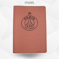 Porte-document voiture Paris – simili cuir gravure laser Atelier Guillot