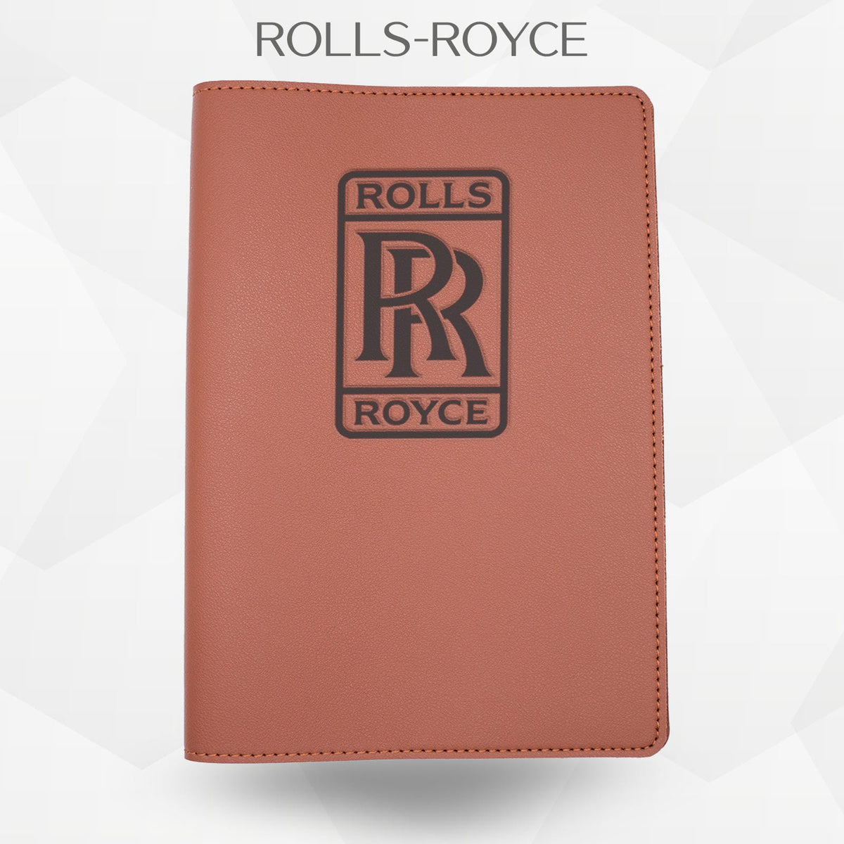 Porte-document voiture Rolls-Royce – simili cuir gravure laser Atelier Guillot