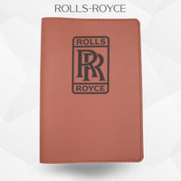 Porte-document voiture Rolls-Royce – simili cuir gravure laser Atelier Guillot