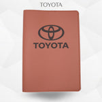 Porte-document voiture Toyota – simili cuir gravure laser Atelier Guillot