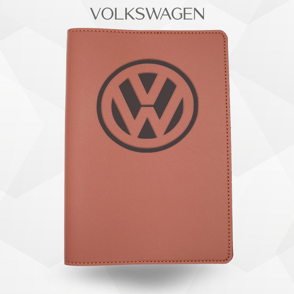 Porte-document voiture Volkswagen – simili cuir gravure laser Atelier Guillot