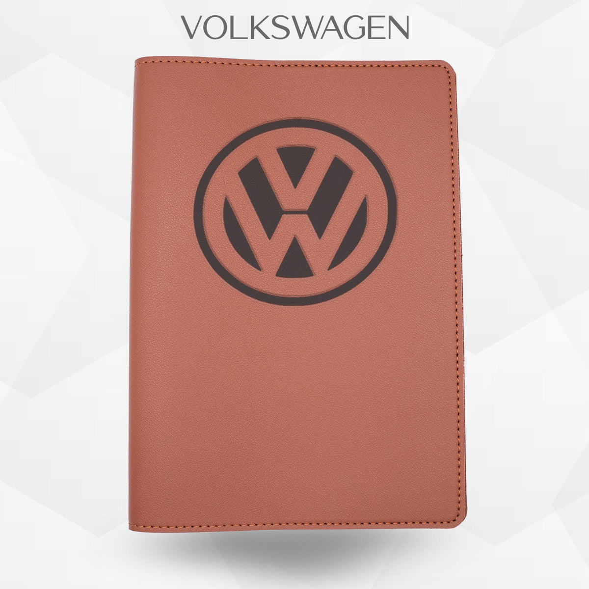 Porte-document voiture Volkswagen – simili cuir gravure laser Atelier Guillot