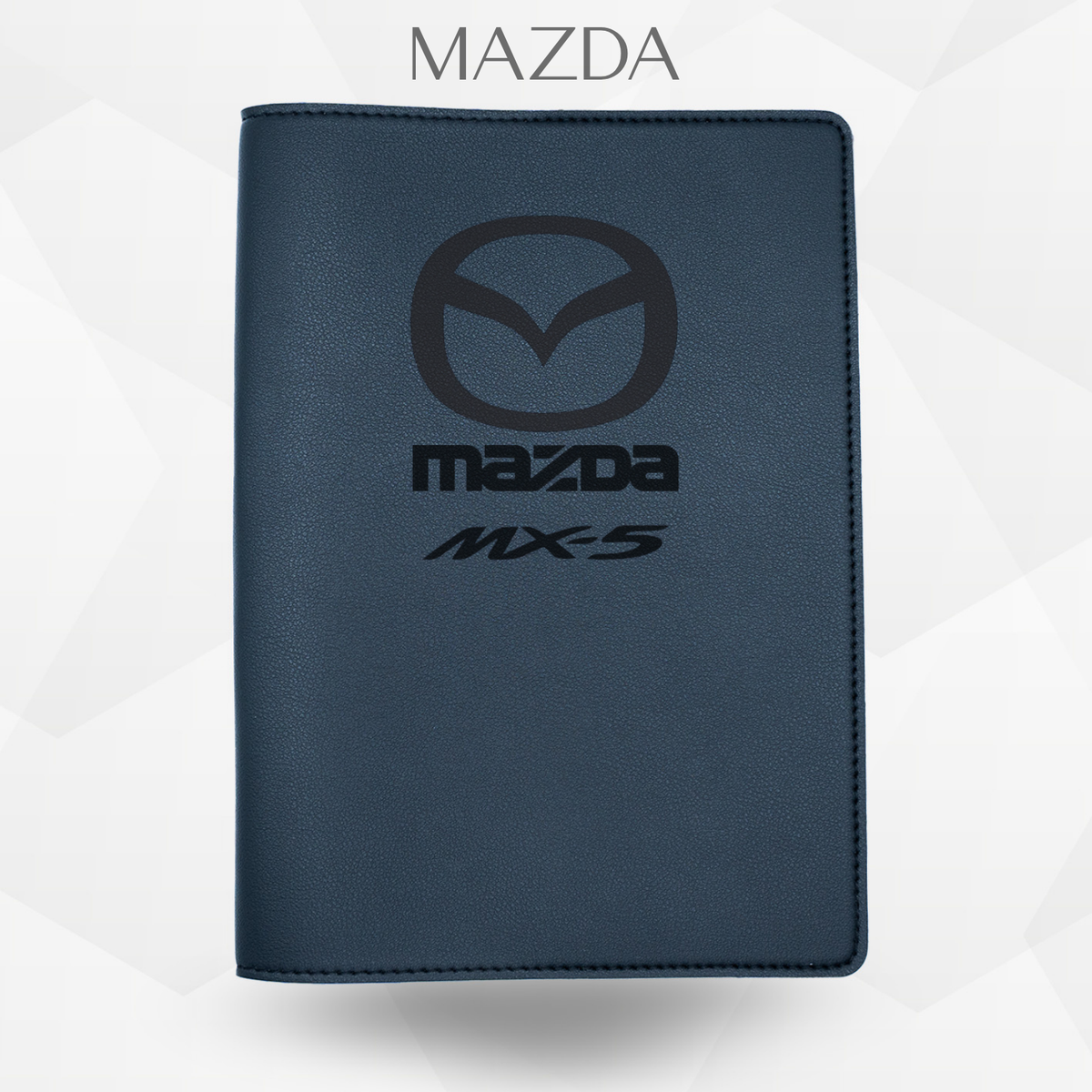 Port document Mazda MX-5 de couleur noir