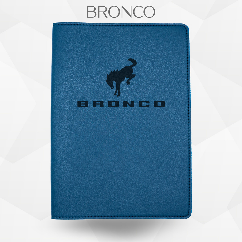 Porte document Bronco de couleur bleu