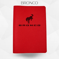 Porte document Bronco de couleur rouge