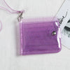 porte cartes plastique de couleur violet