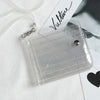 Porte cartes plastique avec bouton a pression