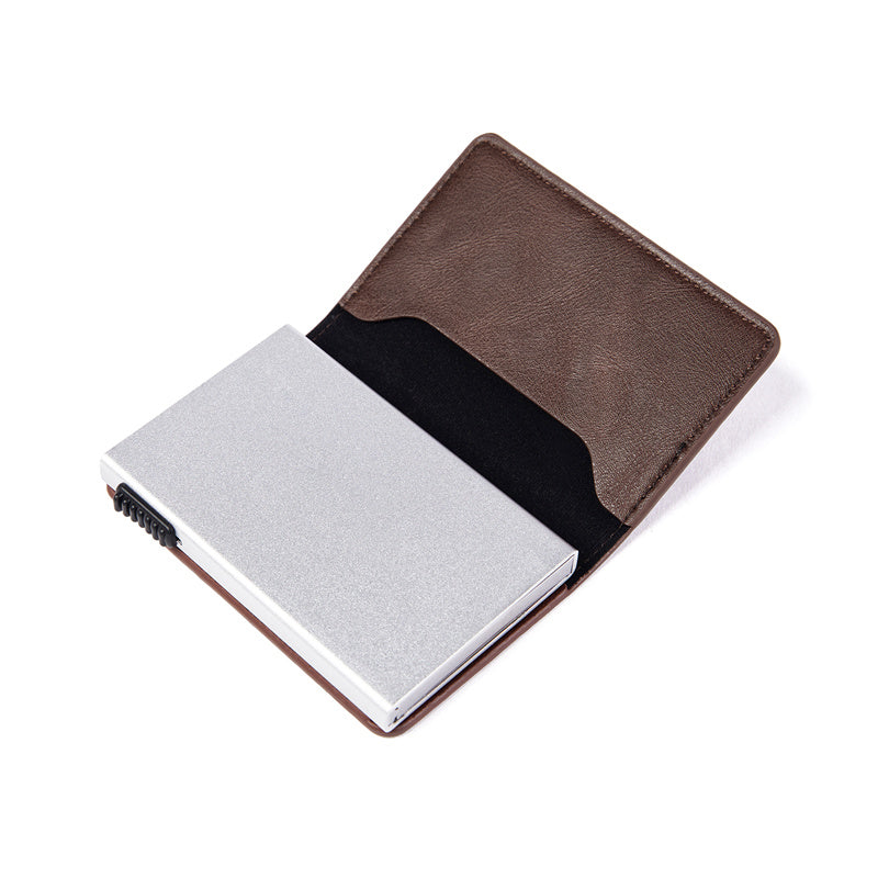 protection en aluminium RFID sur le porte cartes smart
