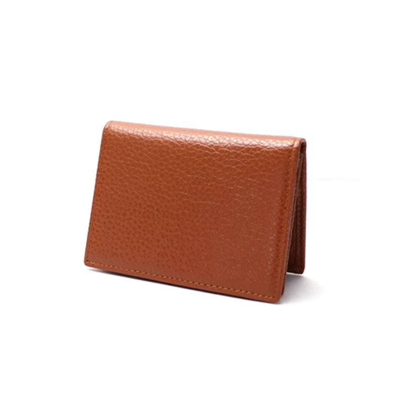 Porte Cartes en cuir de vache de couleur marron