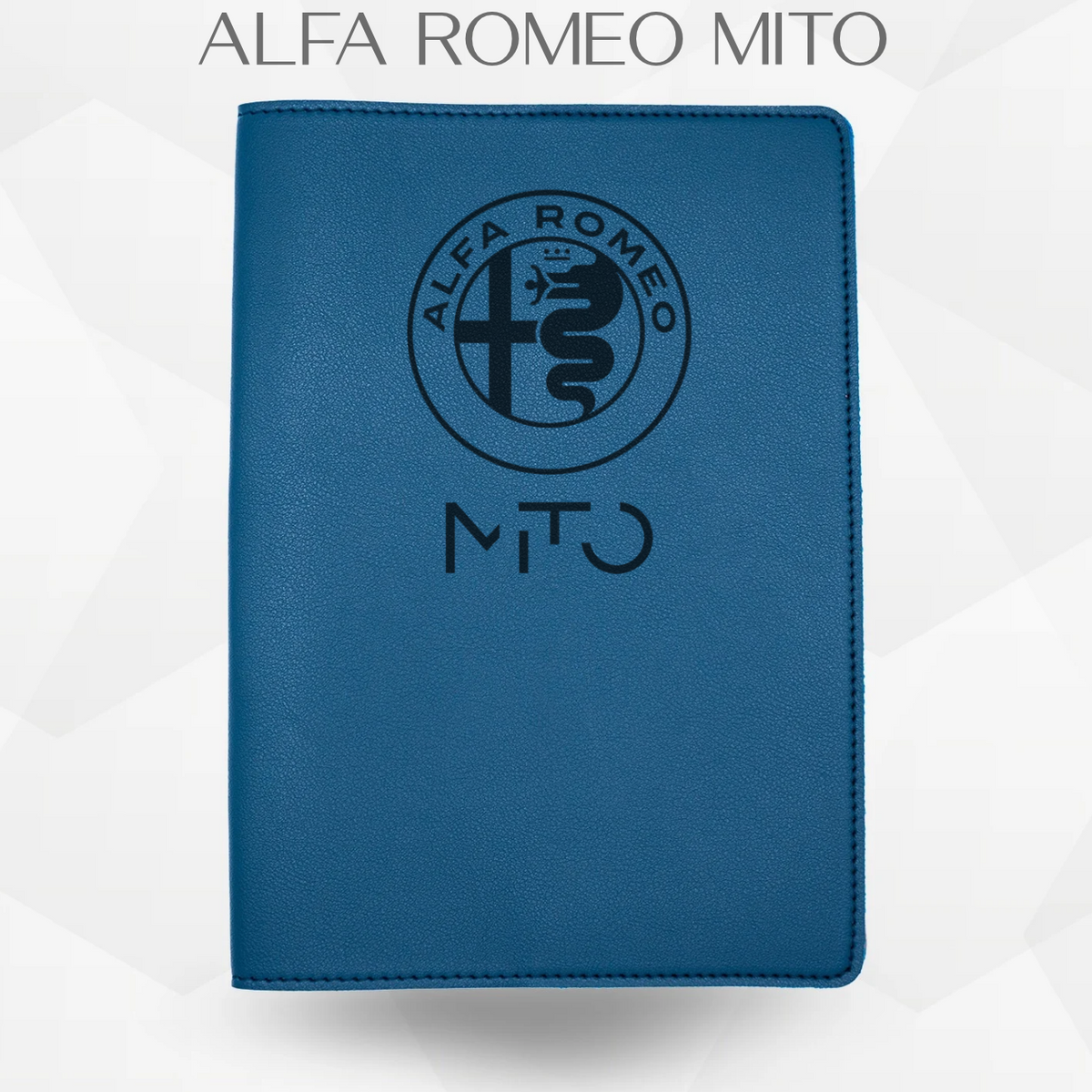 Porte document Alfa romeo mito de couleur bleu