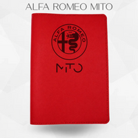 Porte document Alfa romeo mito de couleur rouge