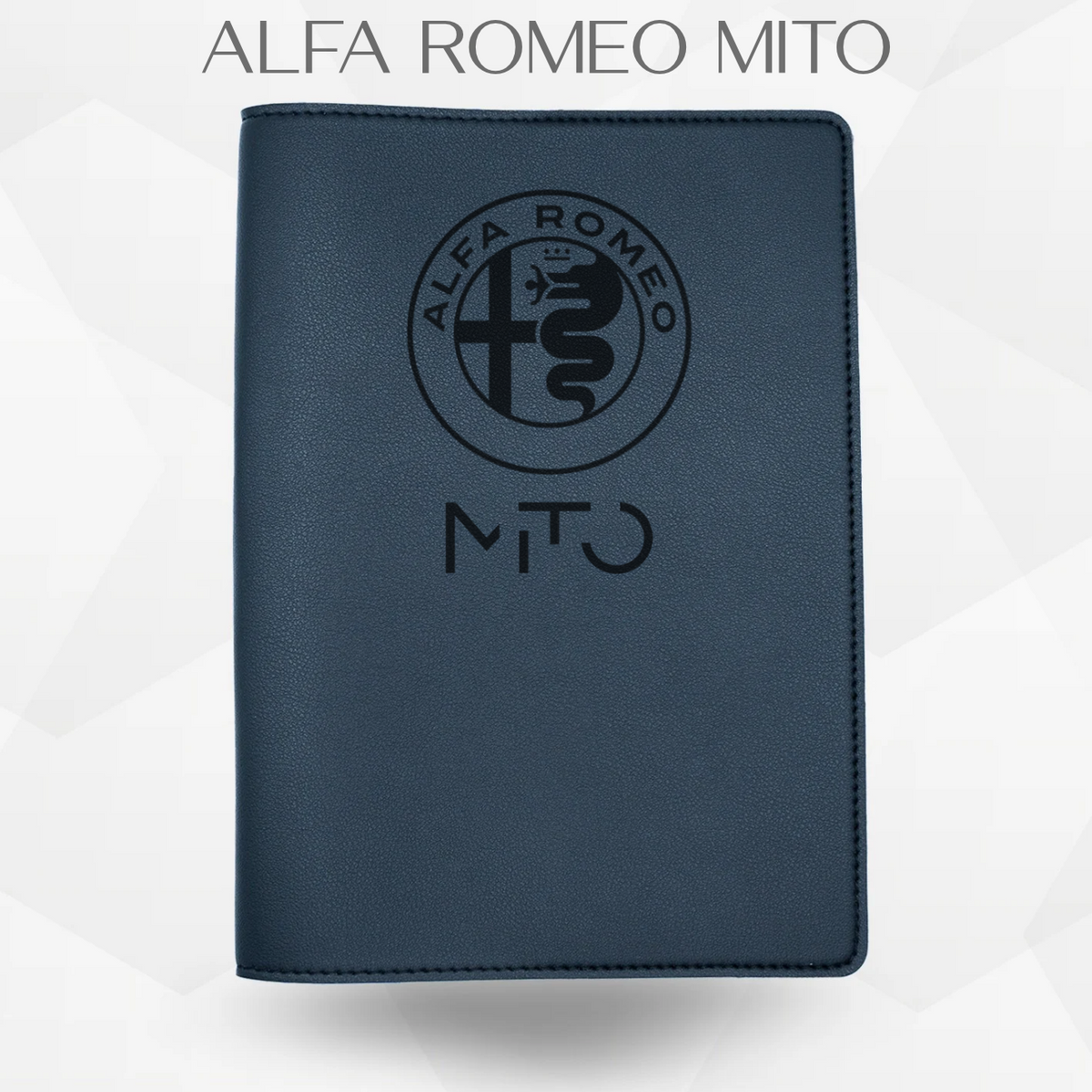 Porte document Alfa romeo mito de couleur noir