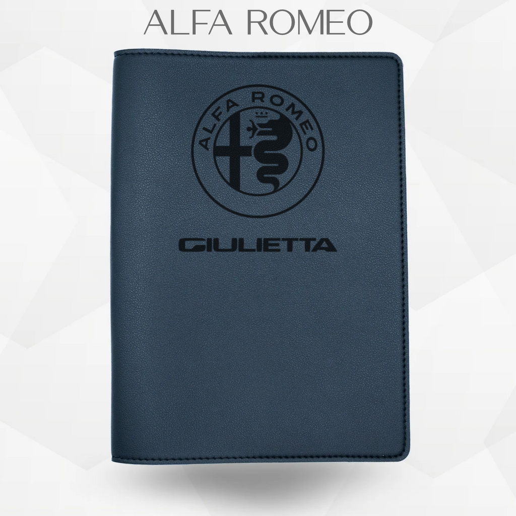 Porte document alfa romeo giulietta de couleur noir