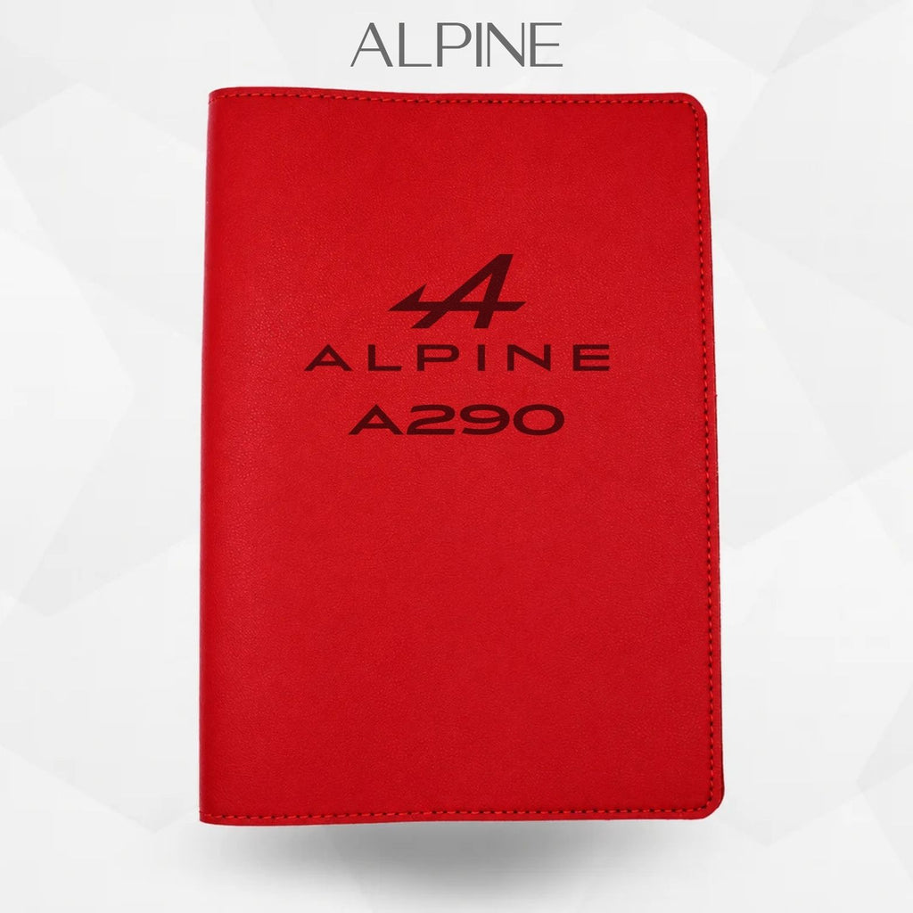 Porte document Alpine A290 de couleur  rouge