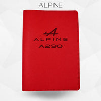 Porte document Alpine A290 de couleur  rouge