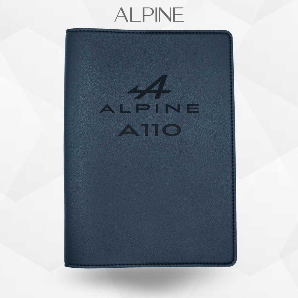 Porte document Alpine A110 de couleur noir