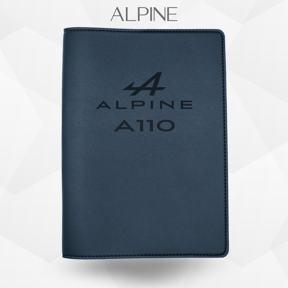 Porte document Alpine A110 de couleur noir