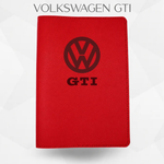 Porte document Volkswagen GTI de couleur rouge