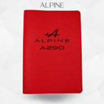 Porte document Alpine A290 de couleur  rouge
