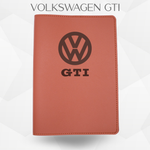 Porte document Volkswagen GTI de couleur marron