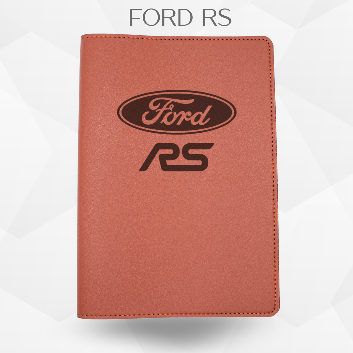 porte document Ford RS de couleur marron 