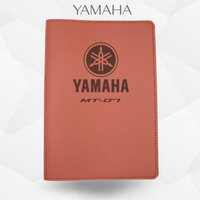 Porte document yamaha Mt 07 de couleur  marron