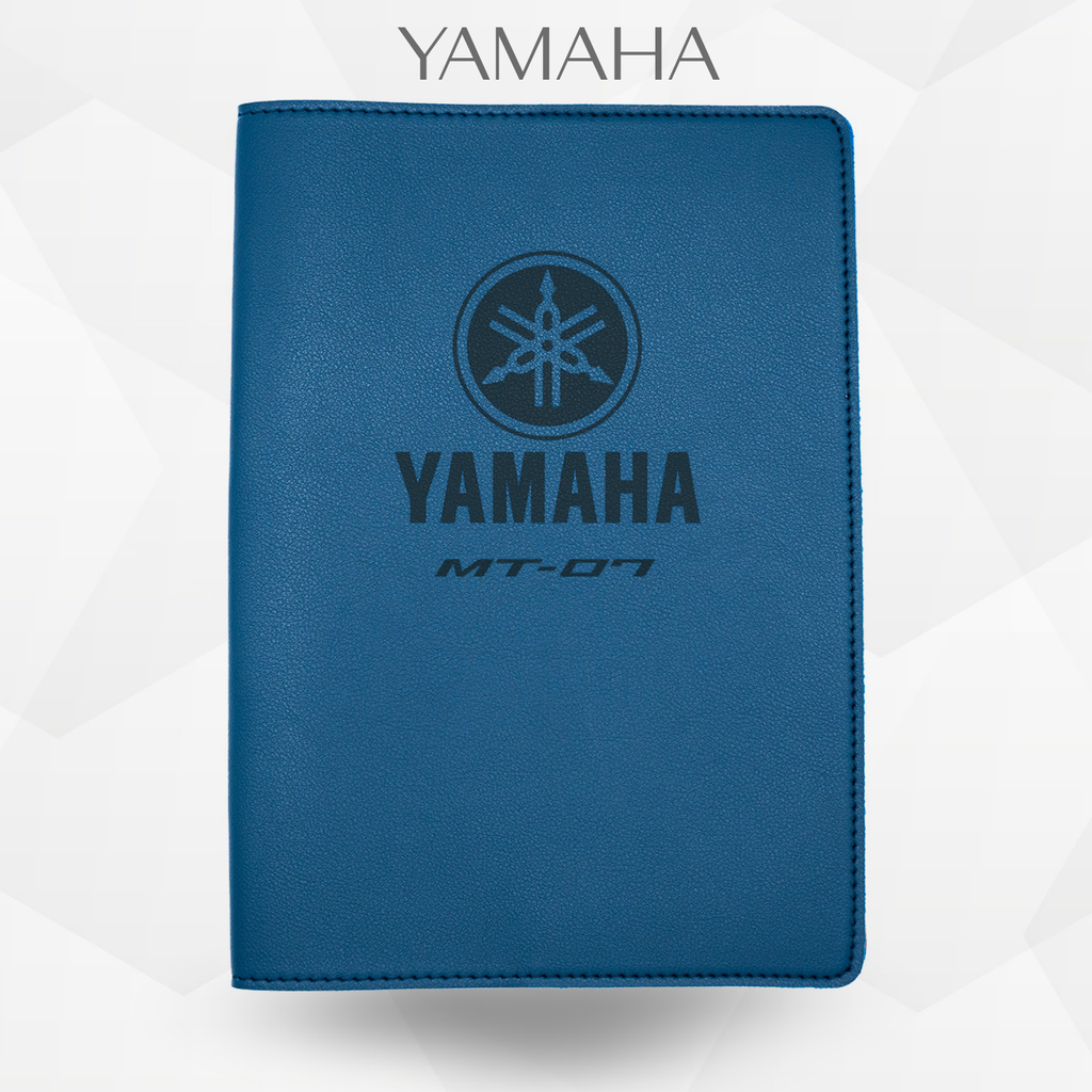 Porte document yamaha Mt 07 de couleur  bleu