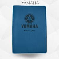 Porte document yamaha Mt 07 de couleur  bleu