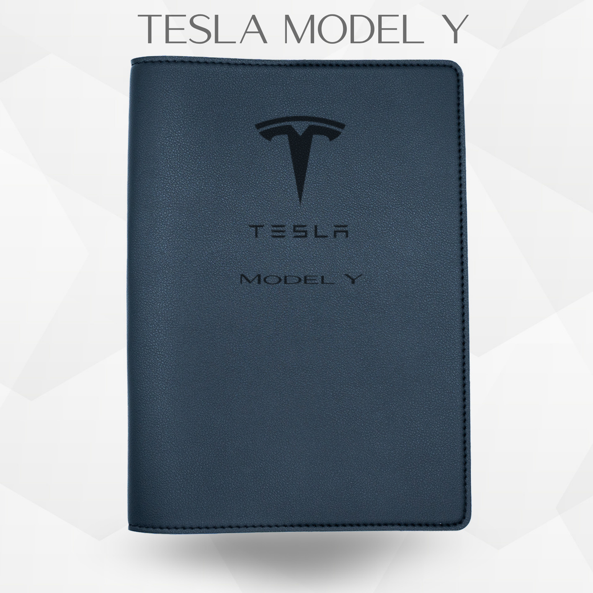 porte document tesla model Y de couleur noir