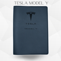 porte document tesla model Y de couleur noir