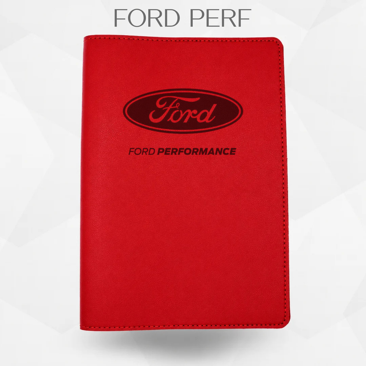 Porte document ford performance de couleur rouge