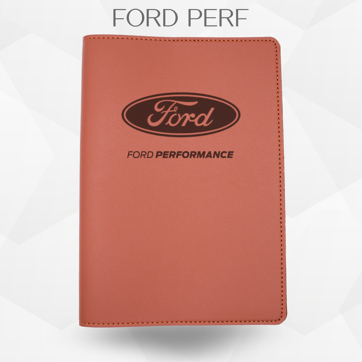 Porte document ford performance de couleur marron