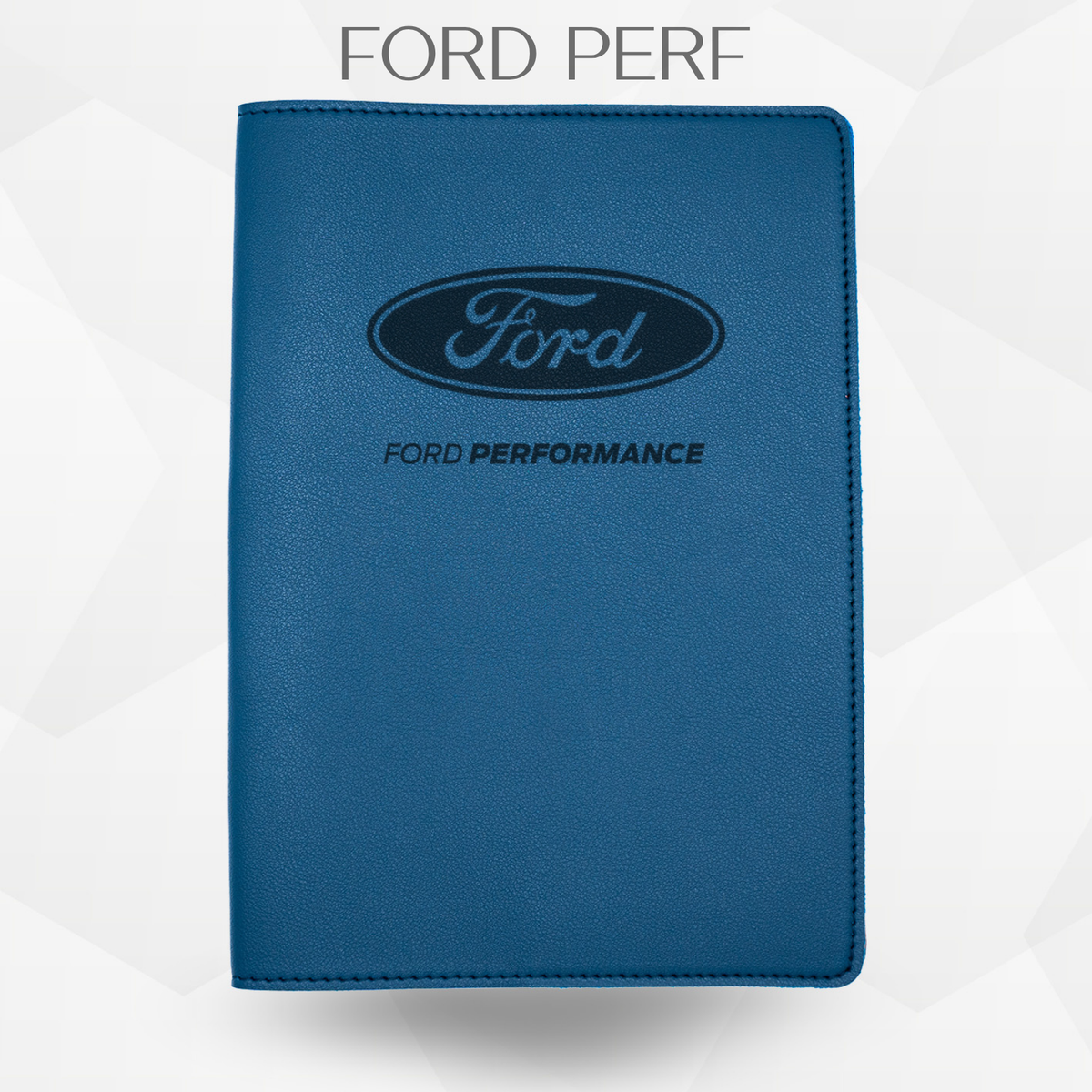 Porte document ford performance de couleur bleu
