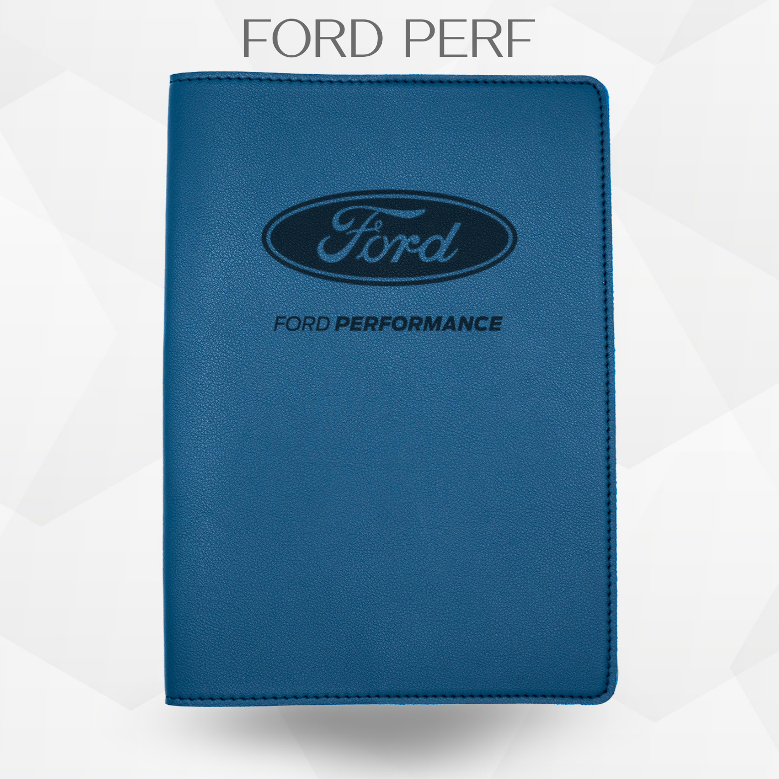 Porte document ford performance de couleur bleu