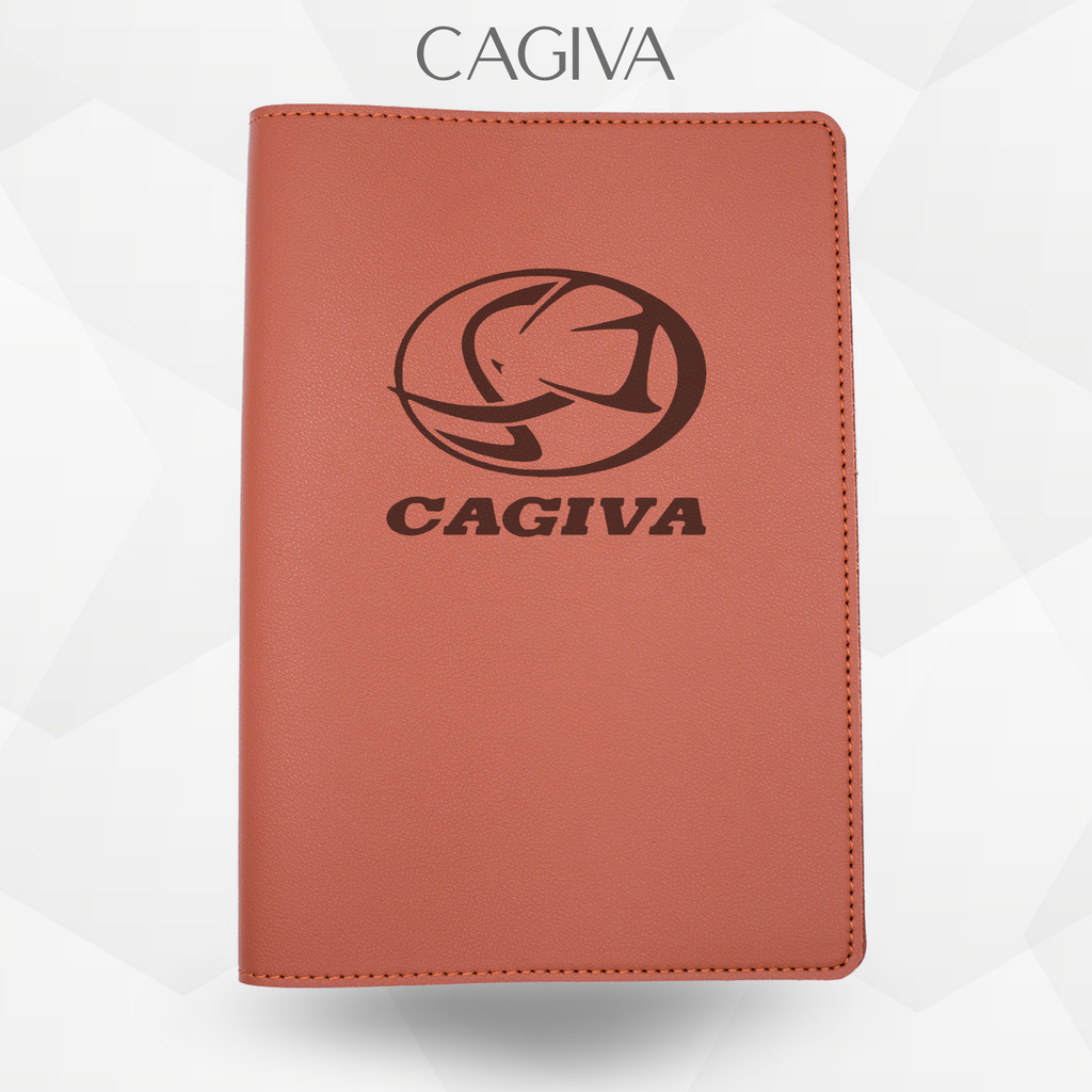 Porte document cagiva de couleur marron