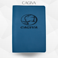 Porte document cagiva de couleur bleu