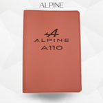 Porte document Alpine A110 de couleur marron 