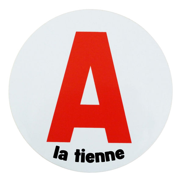 Disco A "La Tienne" – Adesivo magnetico
