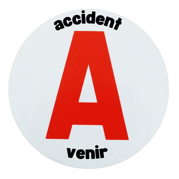 Disco A "Accident à venir" – Adesivo magnetico