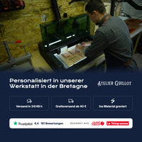 Personalisiert in der Werkstatt von Atelier Guillot in der Bretagne, Versand in 24/48 h
