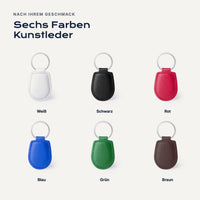 Sechs Farben: Weiß, Schwarz, Rot, Blau, Grün, Braun