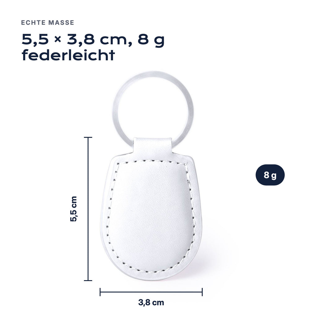 Schlüsselanhänger von Atelier Guillot: 5,5 × 3,8 cm, 8 g