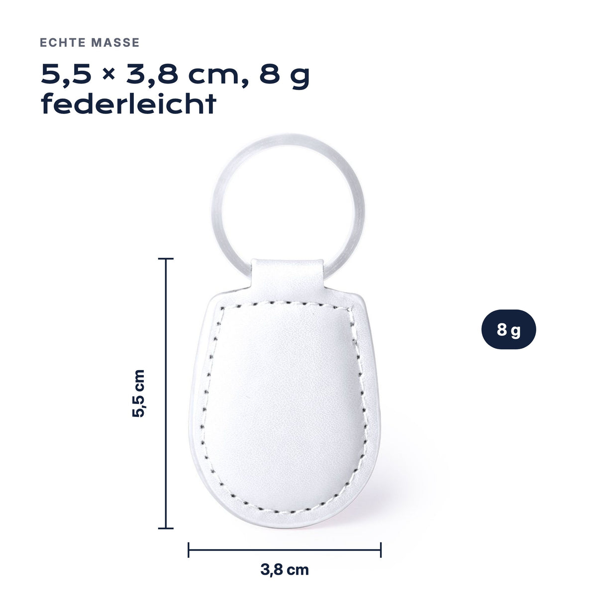 Schlüsselanhänger von Atelier Guillot: 5,5 × 3,8 cm, 8 g