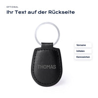 Option: gravierter Text auf der Rückseite (Vorname, Initialen, Kennzeichen)